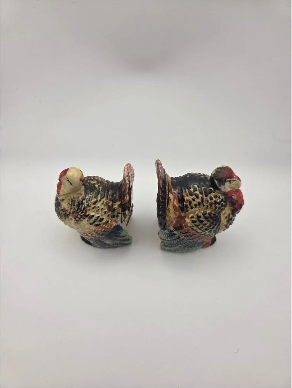 Vintage Ceramic Turkey Salt and Pepper Shakers Set